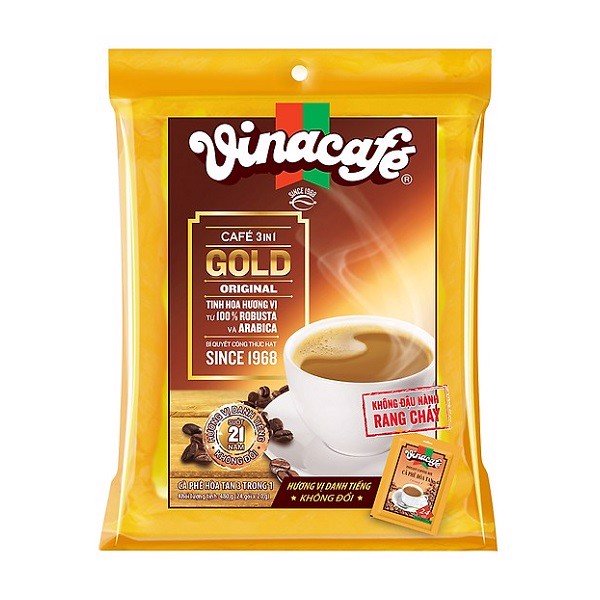 Cà phê VCF 3in1 Gold Original 20bịch x 24gói x 20gr