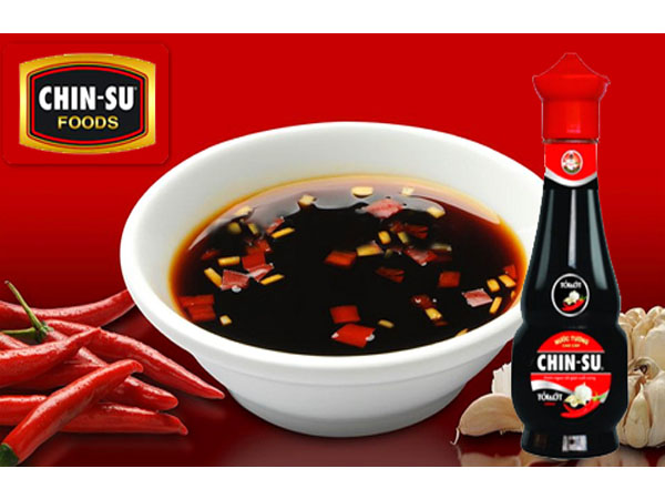 Nước tương CHIN-SU Tỏi ớt 100% đậu nành 24chai x 250ml